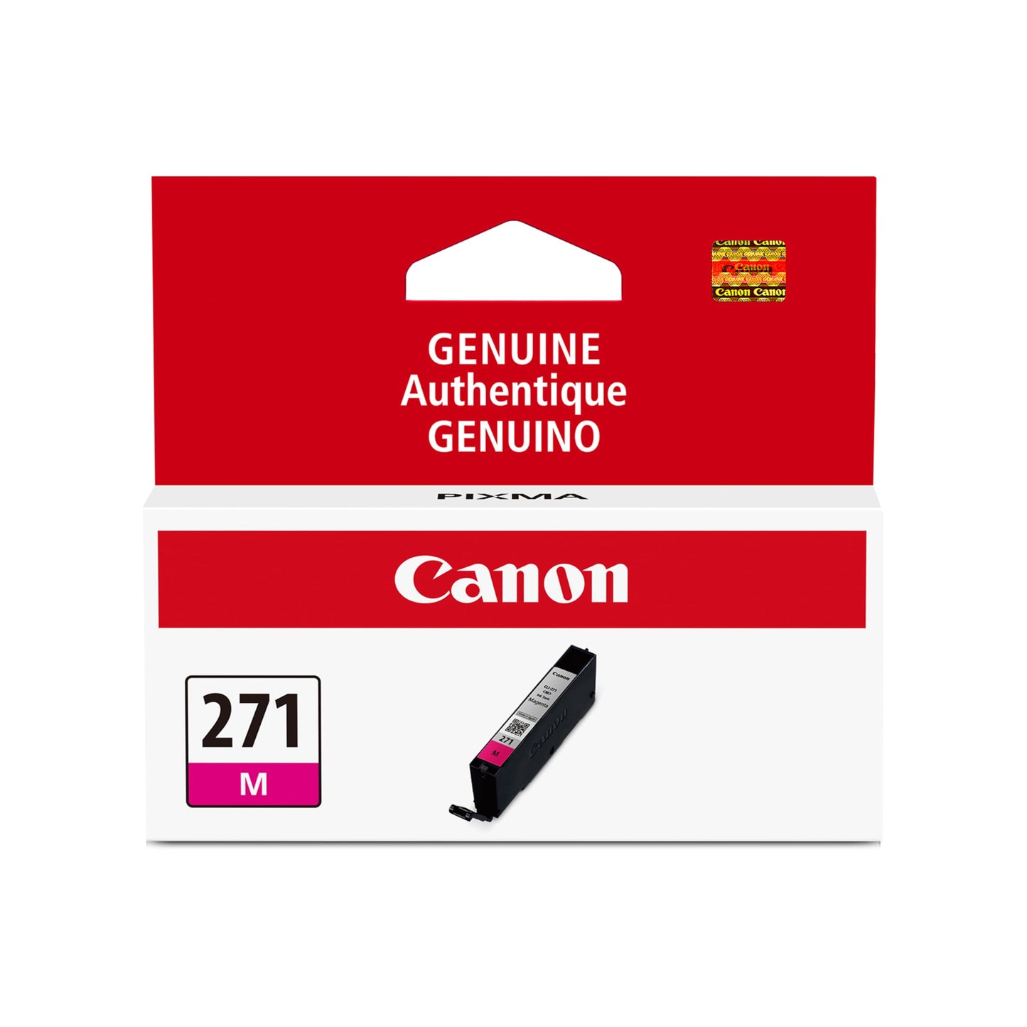 Canon CLI-271 Genuine Magenta Ink Tank, Compatible with MG6820, MG6821, MG6822, MG5720, MG5721, MG5722, MG7720, TS5020, TS6020, TS8020, and TS9020