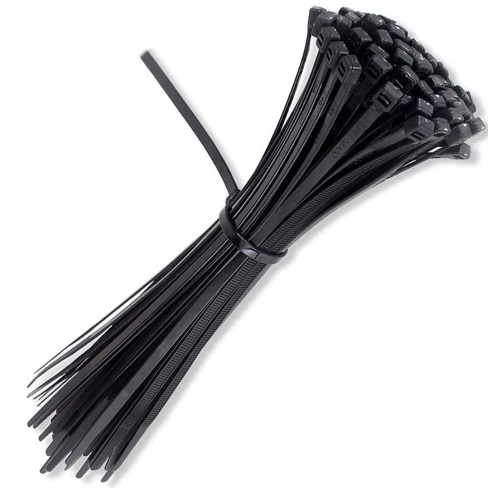 100 8 inch pieces Cable Zip Nylon Heavy Duty Self Locking Wire Ties,