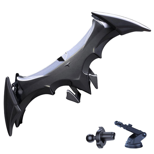 livin Alloy Material Unique Phone Holder Mount for Car Gifts for Men Bat Decorations Collectibles for Room Universal Vent/Dash/Windshield Gravity