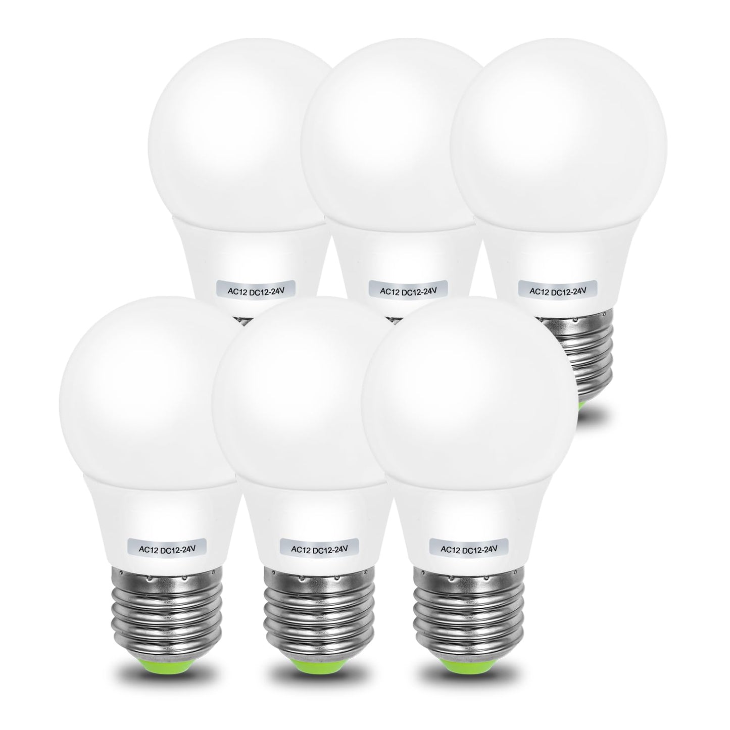 3W A15 Edison LED Light Bulbs E26 Medium Screw Base 40 Watt Equivalent 12V