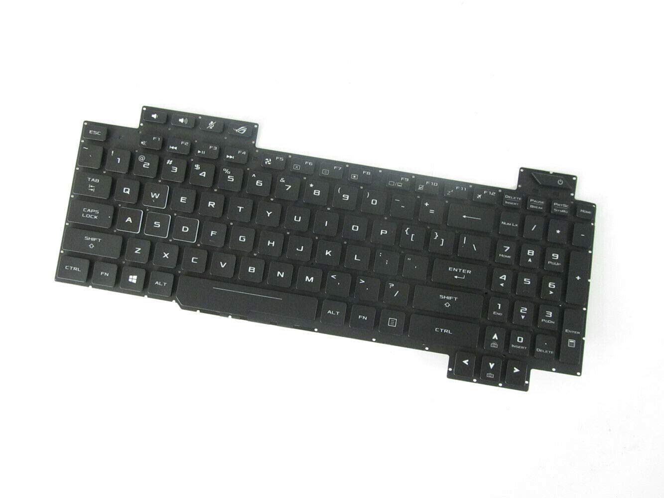 New US Black English Backlit Laptop Keyboard (Without palmrest) for ASUS GL703 GL703V GL703VD GL703GE GL703GM Light Backlight