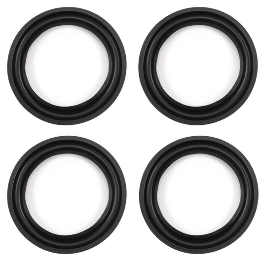 Fielect 4Pcs 11.4inch/290mm Rubber Speaker Edge Surround Rings Replacement Kit for Speaker Repair or DIY Black