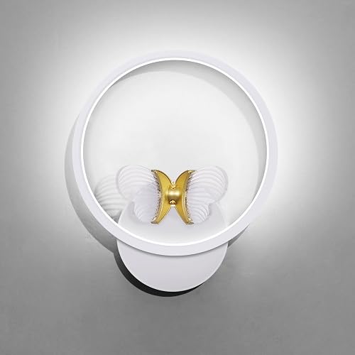 XEYOU 16W Modern Wall Sconce Lighting Indoor LED Creative Wall Light Fixture Butterfly Shape Decoration Wall Lamp for Living Room Bedroom Stair