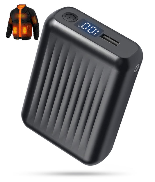 HIMONI 12V/5V 2A/3A 18400mAh Heated Jacket Battery Pack for SOLJIKYE, Genovega, Wulcea, Portable Power Bank for Heated Blanket,Jackets, Camping Chair