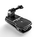 NEEWER Basics Backpack Strap Clip Clamp Mount Holder, Three Prong Adapter Compatible with GoPro Hero Insta360 DJI AKASO Action Camera Accessories