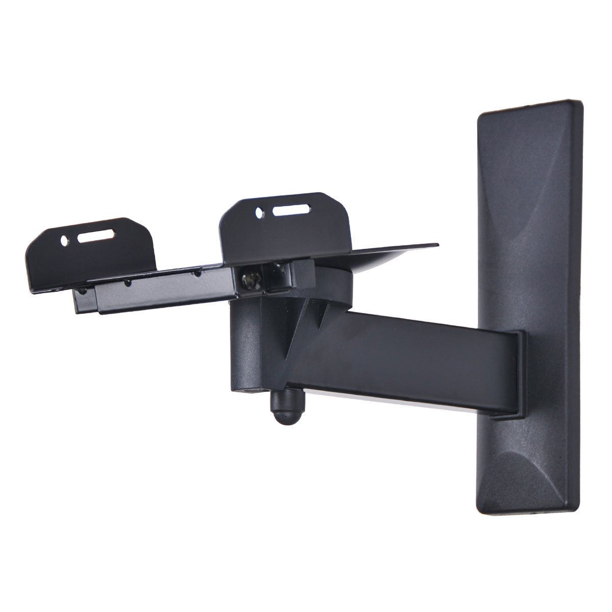 VideoSecu Side Clamping Bookshelf Speaker Wall Mount - Sturdy Steel Gripping Bracket (one Pair) 3LH