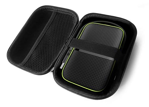 FitSand (TM) Travel Zipper Carry EVA Hard Case for Silicon Power 1TB Rugged Armor External Hard Drive