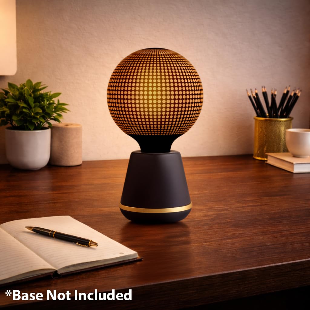 Festive Living 4.5" G125 Decorative LED Bulb, Dimmable, E26 Medium Base