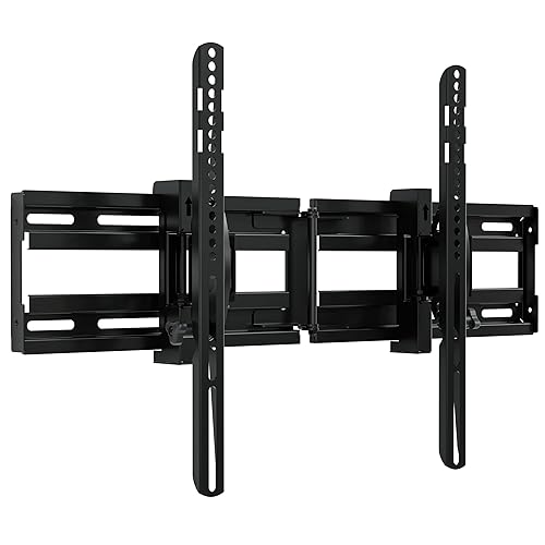 ECHOGEAR Extendable Tilting TV Wall Mount for 32 to 90" Screens up to 110lbs - Reduce Glare w/ 5.2" Extension for 12 deg Tilt - Universal TV Mount w