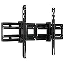 ECHOGEAR Extendable Tilting TV Wall Mount for 32 to 90" Screens up to 110lbs - Reduce Glare w/ 5.2" Extension for 12 deg Tilt - Universal TV Mount w