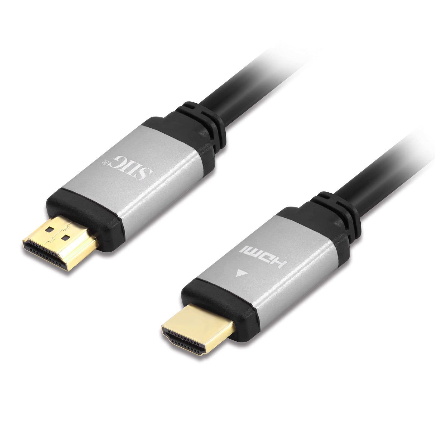 SIIG Ultra High Speed HDMI Cable - 12ft, HDMI 2.1 Cable, Supports high Resolution up to 8K@60Hz, 48Gbps, HDCP 2.2, Dynamic HDR, eARC, Gold Plated
