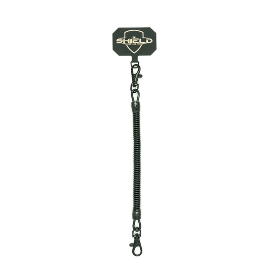 Rogue Fishing The Shield Phone Tab & Tether - Anti Theft Strap with Retractable Phone Tether - Waterproof Leash Lanyard for Kayak, Fishing
