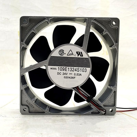 109E1324S103 DC 24V 0.53A 127x127x38mm Airflow Cooling Fan