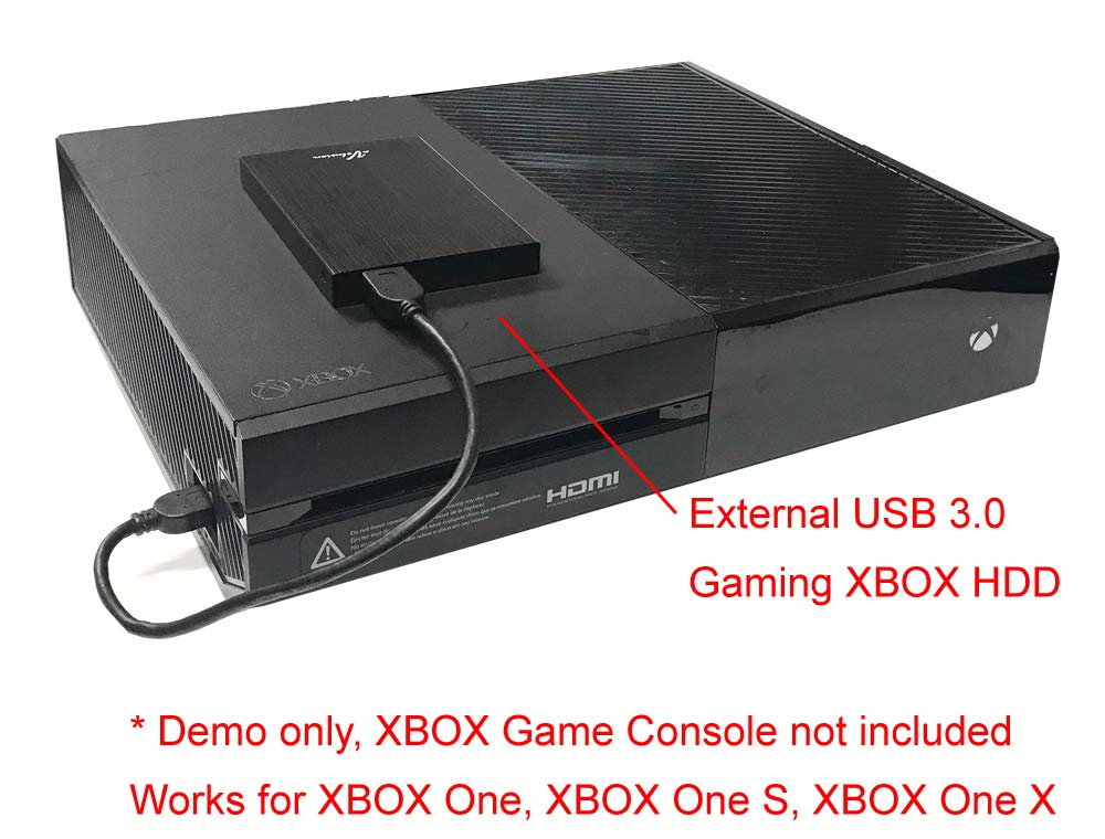 Avolusion HD250U3 2TB USB 3.0 Portable External Gaming Hard Drive (for Xbox One, Pre-Formatted) - 2 Year Warranty