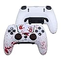 IVYUEEN for PlayStation 5 PS5 Edge Controller Graffiti Blood Anti-Slip Protective Skin Cover, Silicone Case for DualSense Edge Controller Grip
