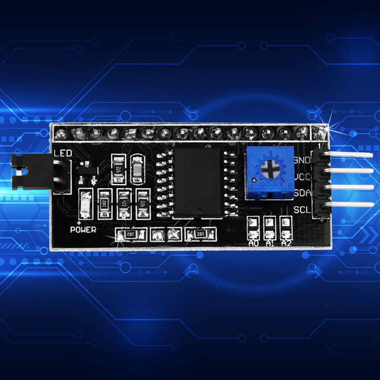 YWBL-WH Board IIC/I2C Interface 5V Converter Module for 1602 LCD, Electronic Components