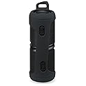 iLive Electronics Magnetic + Portable Wireless Bluetooth Speaker Set with Fabric and Rubberized Coating Carry Strap and TWS System, Black, Pair