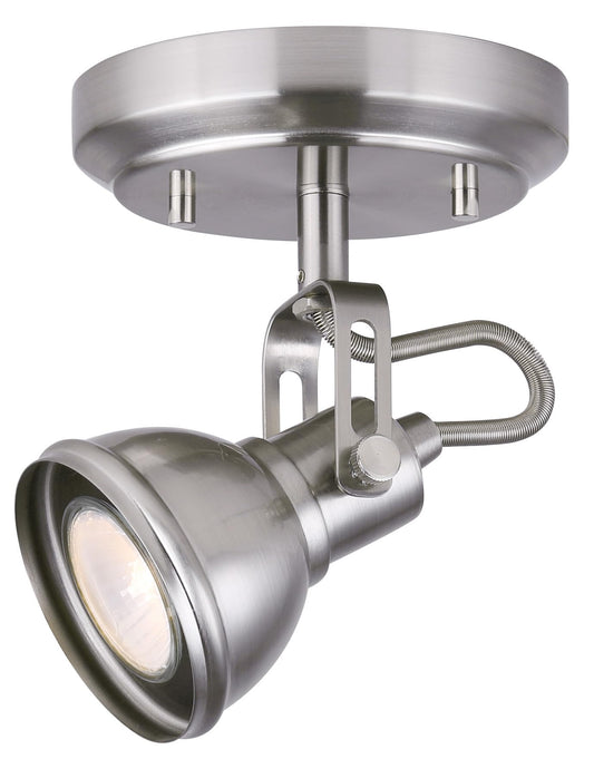CANARM ICW622A01BN10 LTD Polo 1 Light Ceiling/Wall, Brushed Nickel with Adjustable Head