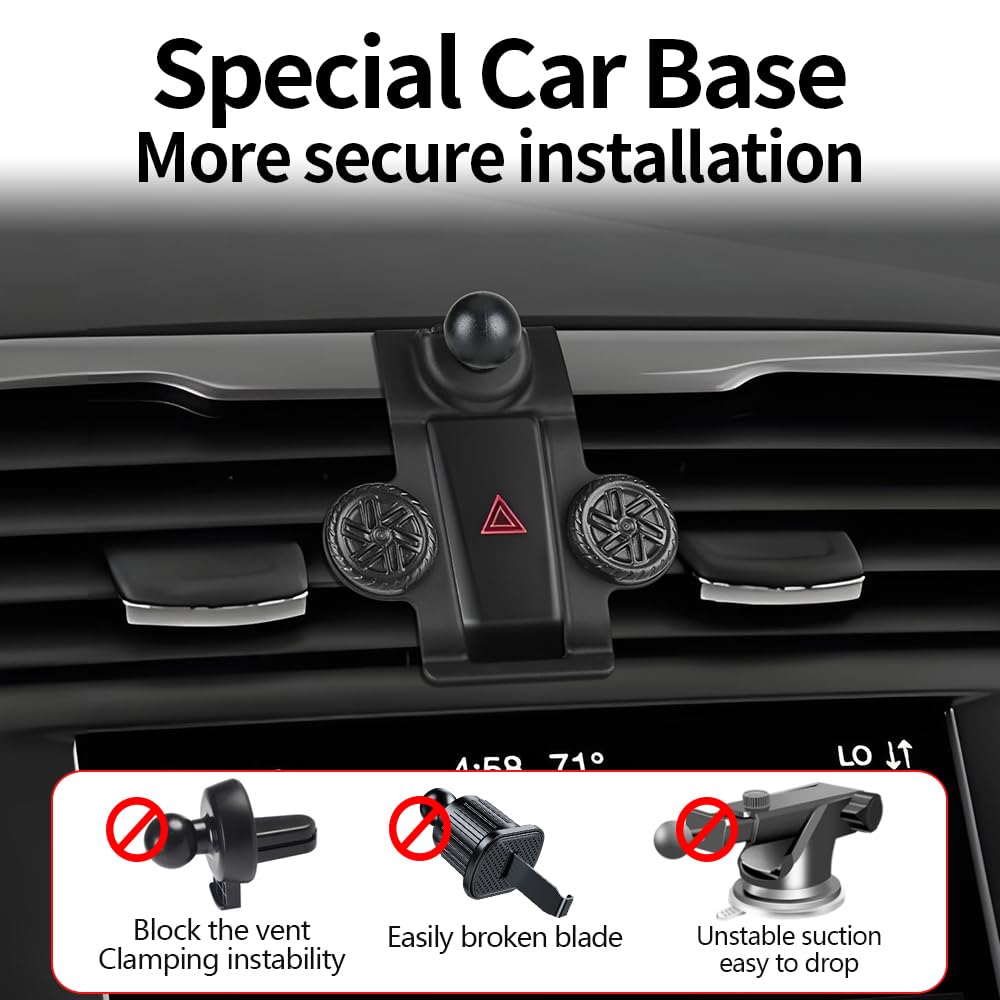 YEGZA Car Phone Holder for Ford Fusion 2013 2014 2015 2016 2017 2018 2019 2020 Auto Accessories Navigation Screen Bracket Interior Decoration