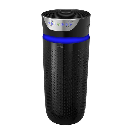 Homedics 5-in-1 UV-C Air Purifier - 360-Degree HEPA Filter for 1,593 Sq Ft, Extra Large Air Purifiers for Bedroom and Home, Essential Oil Pads