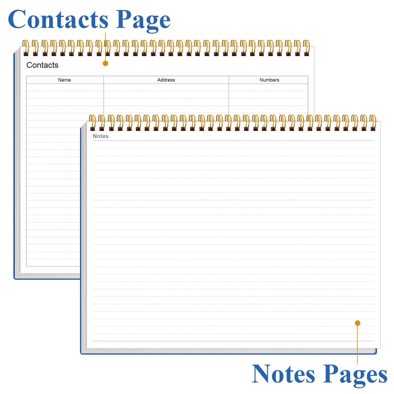 Weekly Productivity Planner - 8.5" x 11" Dashboard Desk Notepad Has 6 Focus Areas to List Tasks for Goals, Projects, Clients, Academic or