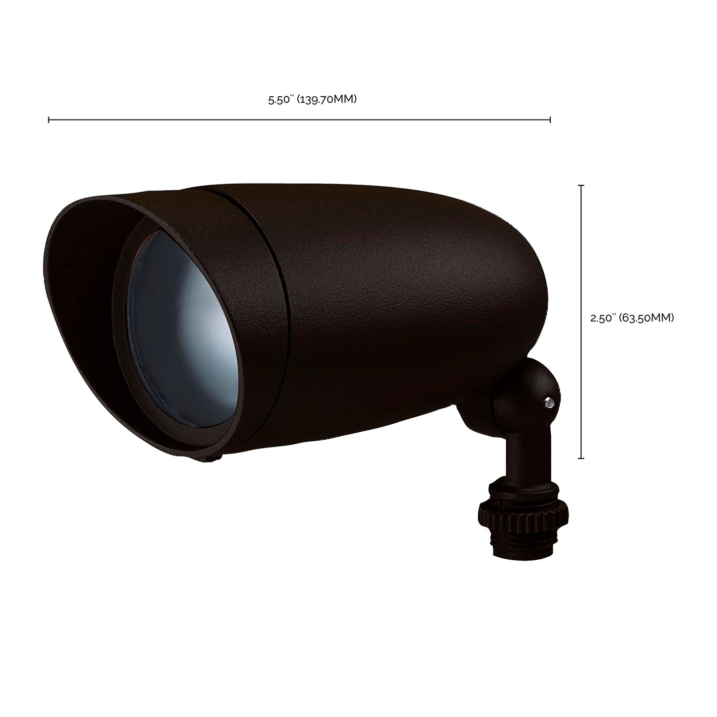 Nuvo Lighting SF76/645 Transitional One Light Landscape in Bronze/Dark finish, 5.50 inches
