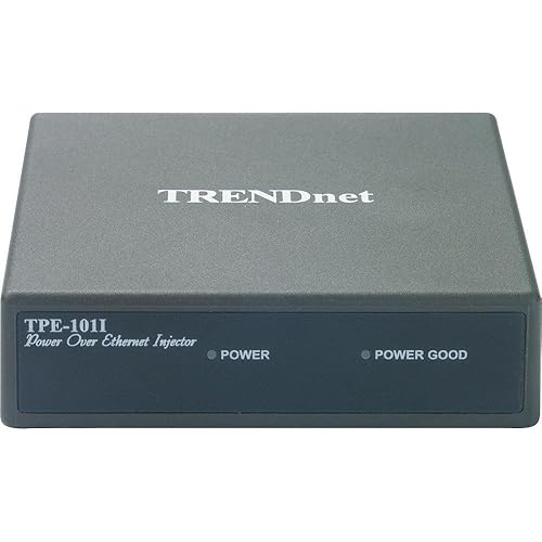 TRENDnet Power Over Ethernet (PoE) Injector TPE-101I (Black)