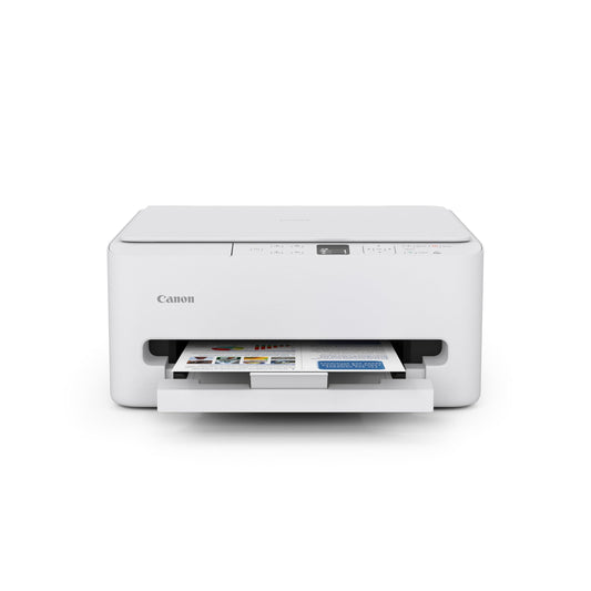 Canon PIXMA TS6520 Wireless Color Inkjet Printer Duplex Printing, White - Home Printer with Copier/Scanner, 1.42” OLED Display, Intuitive Control