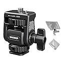 NEEWER Field Monitor Mount Holder with Cold Shoe Adapter 360 Swivel 180 Tilt Anti Twist Screw/Cleaning Cloth, Compatible with Atomos Ninja 5"/7"