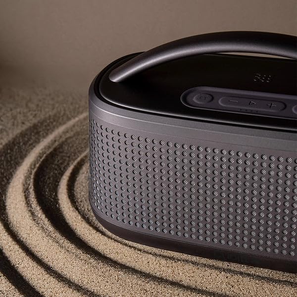 Cubitt Power Pro Gen2 Portable Bluetooth Speaker - 40W Loud Sound, Waterproof IPX7, Bluetooth 5.3, TWS Pairing, Quick USB-C Charging - Gun Metal