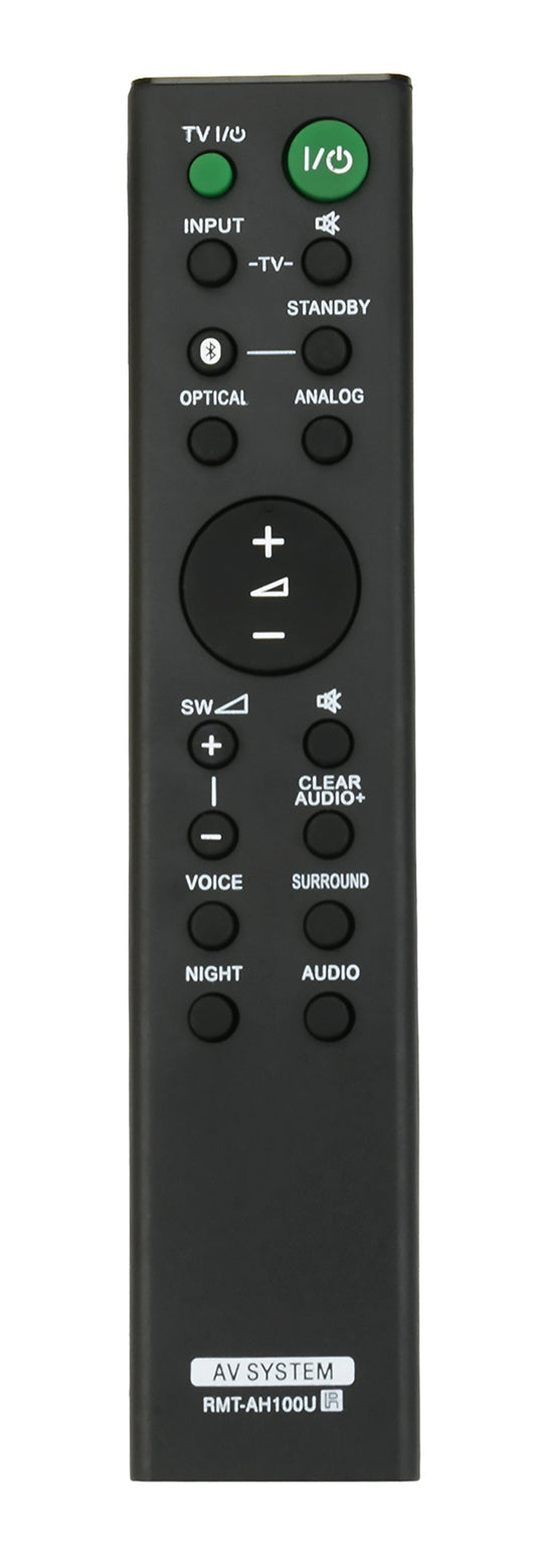 New RMT-AH100U Replace Remote fit for Sony Soundbar HT-CT180 SA-CT180 SA-WCT180 HTCT180 SACT180 SAWCT180 149293011 SS-WCT80 SA-CT80 RMT-AH103U