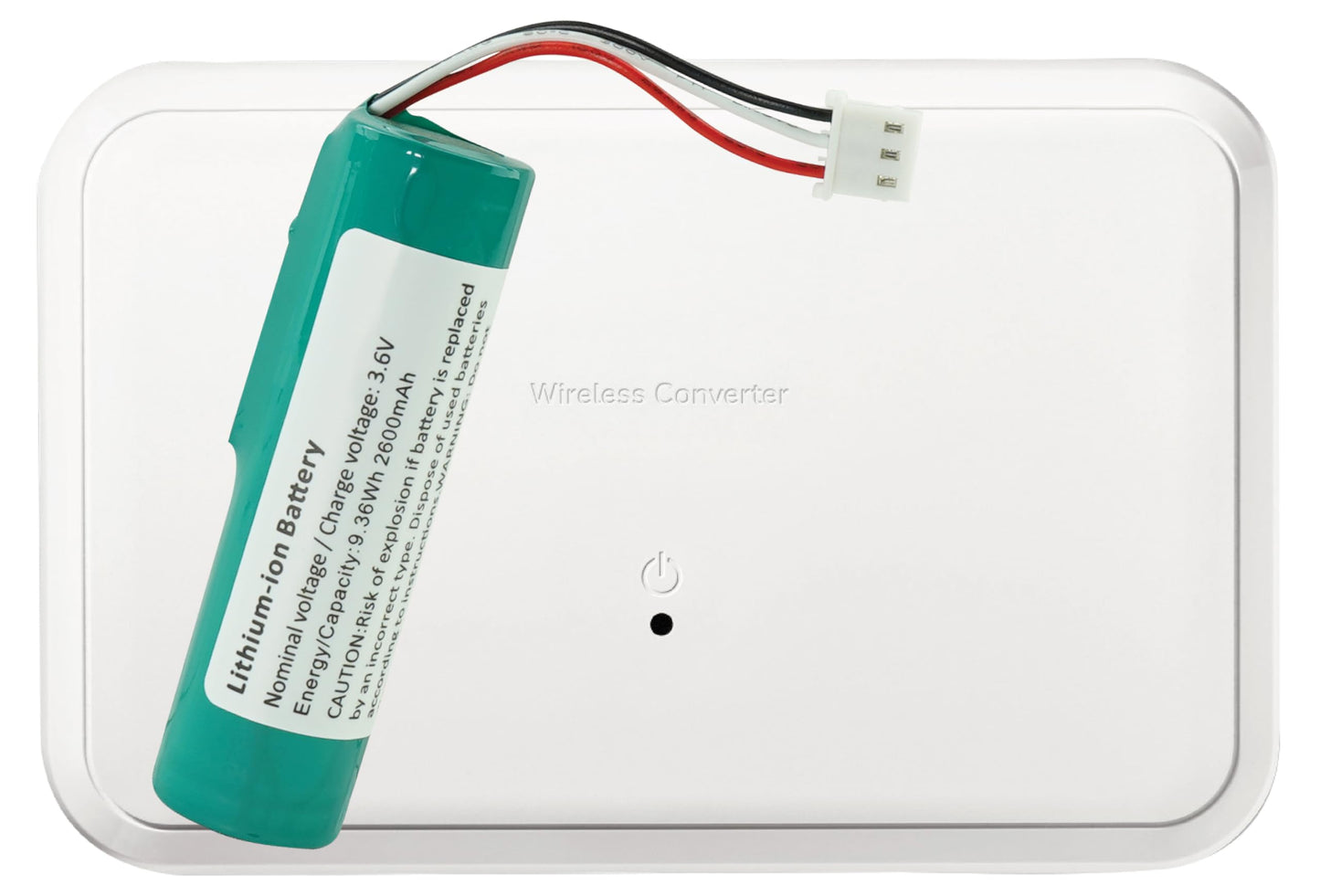 Battery 300-10342 Replacement For Honeywell Home PROSIXC2W/PROSIXC2W Hardwired-to-SiX Converter Panel Series, PROSIXRPTR Encrypted Wireless Repeater