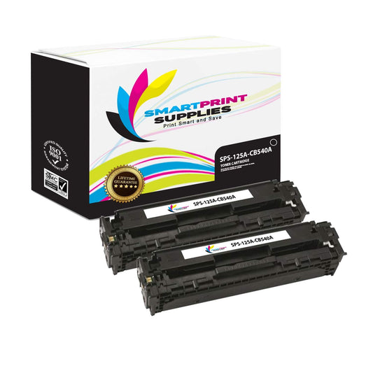 Smart Print Supplies Compatible 125A CB540A Black Toner Cartridge Replacement for HP Laserjet CP1215 CP1515 CP1518, CM1312 Printers (2,200 Pages) - 2