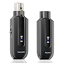 Wireless Transmission System, 2.4GHz Wireless Transmitter Receiver, XLR Wireless Transmitter for Dynamic Condenser Microphone, for Audio Mixer and PA