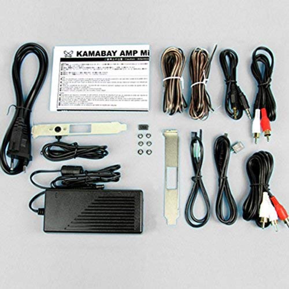 Scythe Kama Bay Mini Pro, Stereo HiFi Audio Amplifier, 20W Dual Channels with AUX Input, DC Adapter Included