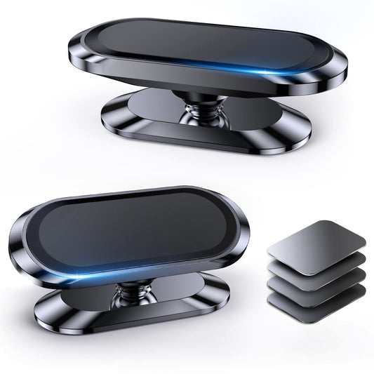 ?2-Pack? Magnetic Phone Holder for Car Dash?Strong Magnet? Magnetic Car Phone Holder Mount ?4 Plate? Phone Holders for Your Car Phone Mount for Car