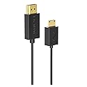 Nanosecond Super Extreme Thin High Speed Mini HDMI Cable (2.6 ft / 0.8 m) - World's thinnest and Most Flexible Mini HDMI Cable