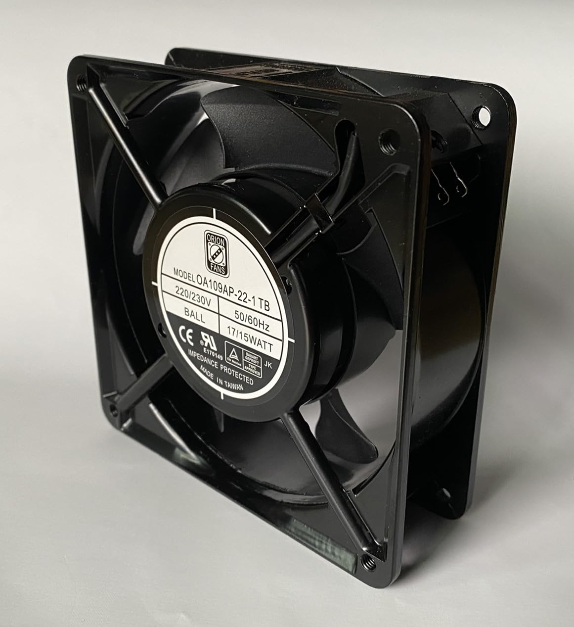 OA109AP-22-1 TB 220V/230V 17/15W 12CM Cabinet Fan for OA109AP-22-1 TB Qideyipe Fan
