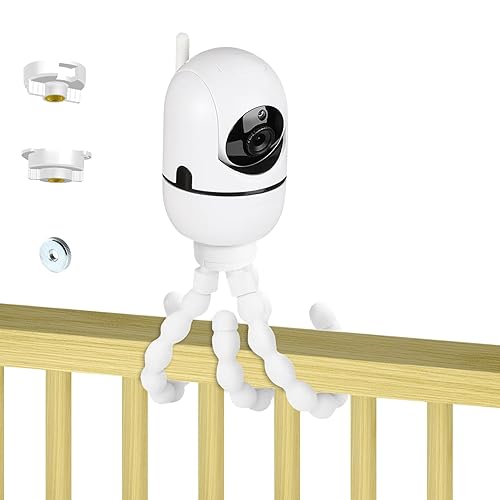 SZAOYU Tripod Baby Monitor Mount for HelloBaby HB65/HB6550/Pro/HB6560/HB6240/ HB65/ HB6351/ HB6339/ HB66/HB40/HB66, ANMEATE SM935E, Flexible Baby
