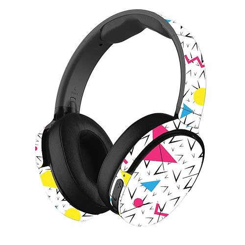 MightySkins Skin Compatible with Skullcandy Hesh 3 Wireless Headphones - 90s Fun | Protective, Durable, and Unique Vinyl Decal wrap Cover | Easy…