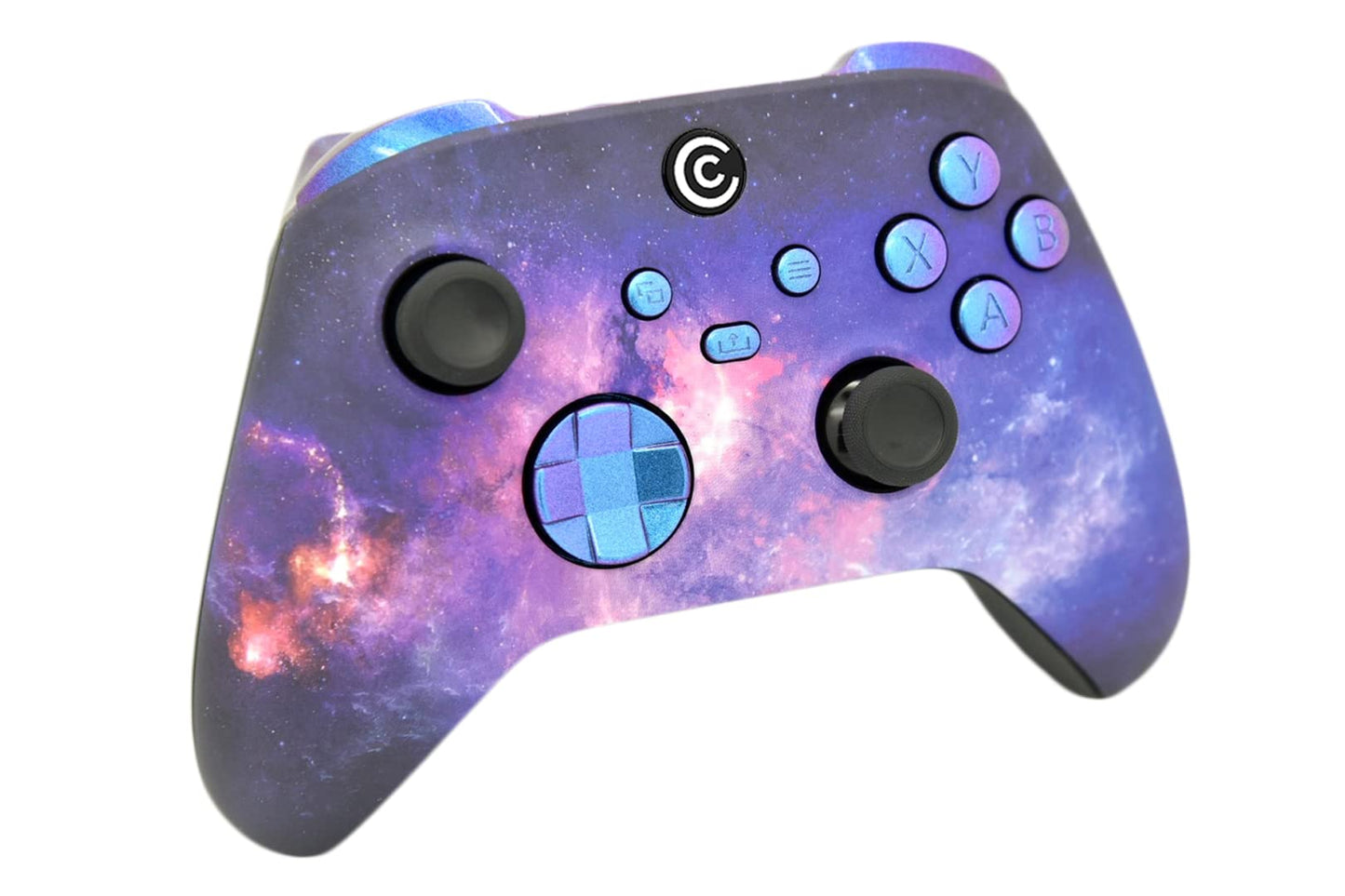 Custom Controllerzz Designer Series Custom Wireless Controller for PC, Windows, Xbox Series X/S & One - Multiple Designs Available (Galaxy & Chameleon