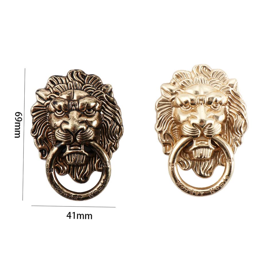 ARFUKA Phone Ring Holder Phone Grip Finger Phone Ring Stand Holder Vintage Metall Lion Adjustable Kickstand for All Smartphones Pack of 3