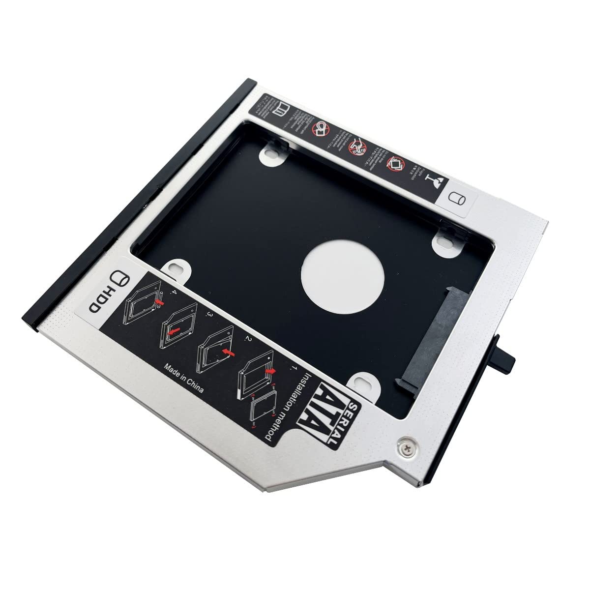 2nd HDD SSD Hard Drive Optical Bay Caddy Frame Tray for Lenovo Thinkpad T400 T410si T410i T420si T430si and x200 x201 x220 UltraBase