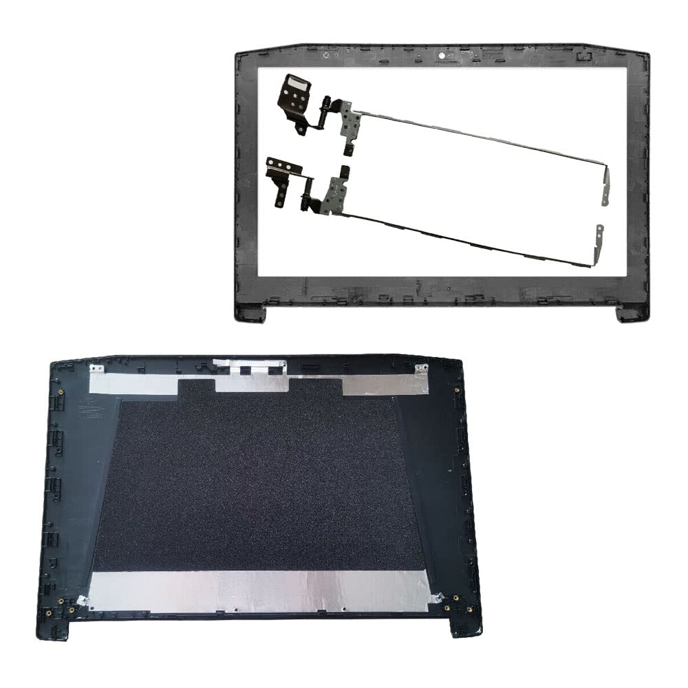 Laptop Replacement Case Compatible for Acer Predator Helios G3-571 G3-572 PH315-51 Black LCD Top Back Cover and Front Bezel Cover Case and Hinges