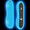 Silicone Case for TiVo Stream 4K Remote, Anti-Slip Shockproof Protective Cover for TiVo Stream Remote Controller Sleeve Protector Skin (Glow Blue)