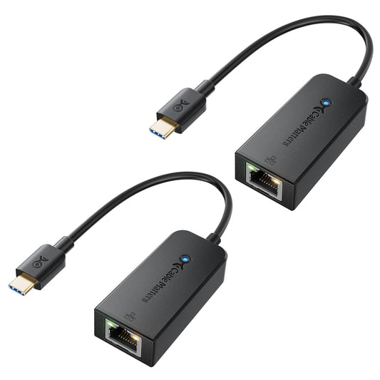Cable Matters 2-Pack USB C to Ethernet Adapter, Gigabit Ethernet to USB C