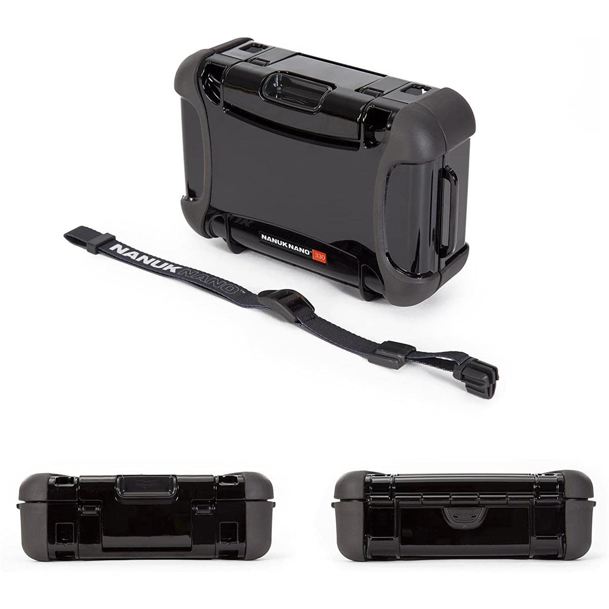 Nanuk 330-0001 Nano Series Waterproof Large Hard Case for Phones, Cameras and Electronics (Black)
