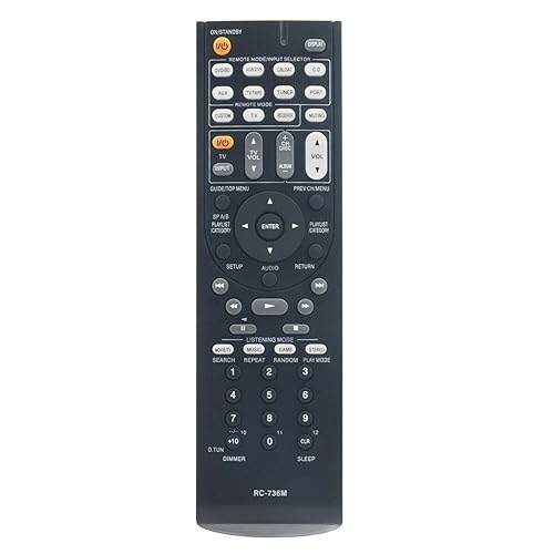 NTQinParts Replacement Remote Control Controller for On kyo HT-S5200 HT-S6200 HT-S5200S HT-R570 7.1ch Home Theater