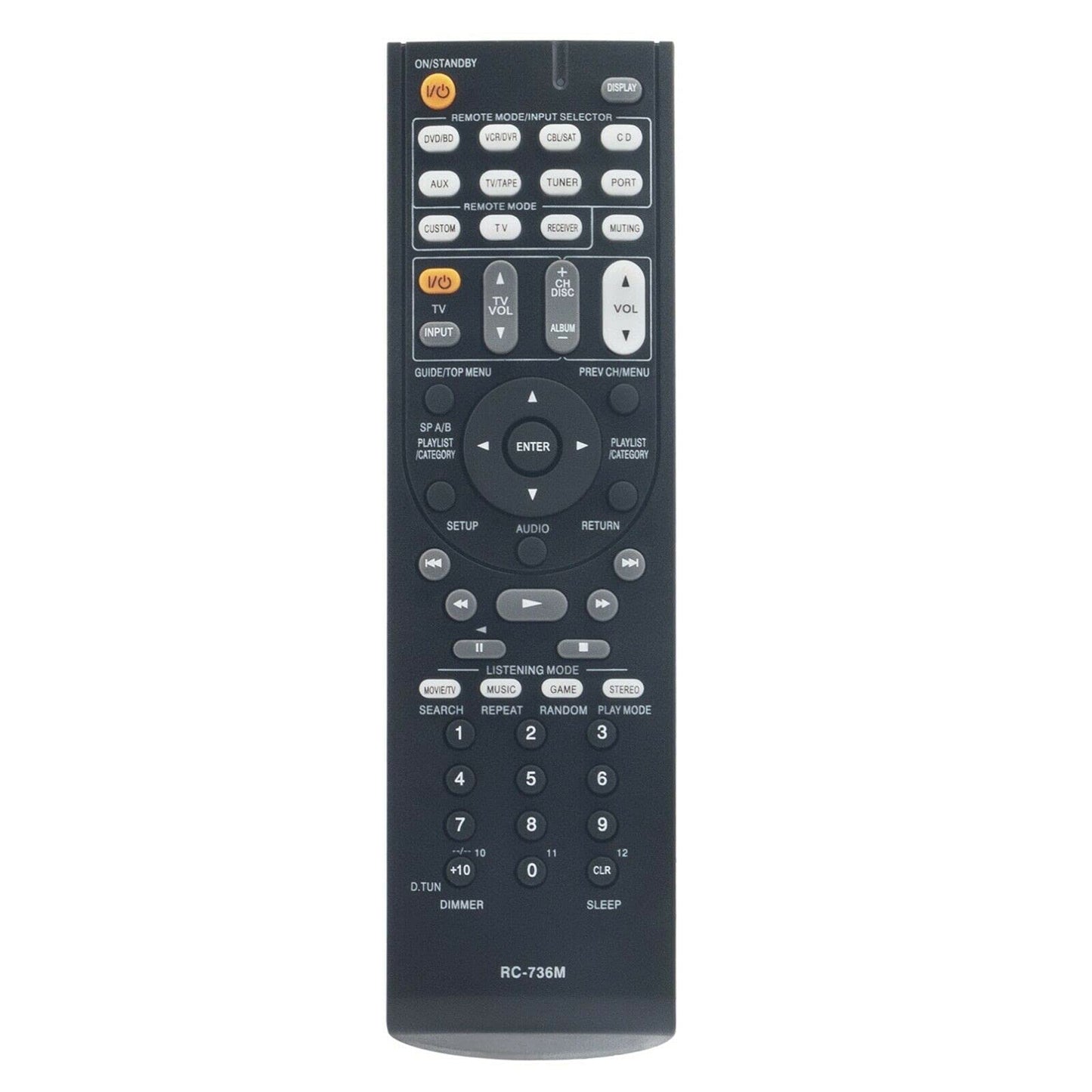 NTQinParts Replacement Remote Control Controller for On kyo HT-S5200 HT-S6200 HT-S5200S HT-R570 7.1ch Home Theater
