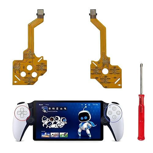 TREAYES Repair Button Flex Cable Set for PS 5 Portal- fixes unresponsive buttons on for Portal PS Portal Console?Left & Right ?